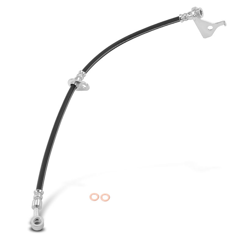 Front Driver Brake Hydraulic Hose for Honda CR-Z 2011-2015 Fit 2009-2014 L4 1.5L