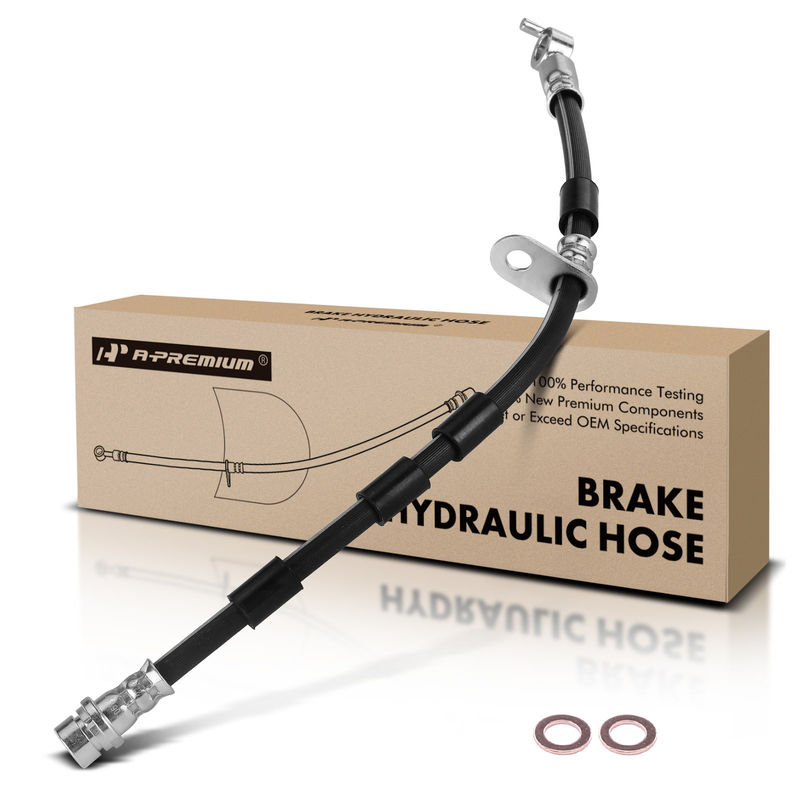 Front Passenger Brake Hydraulic Hose for Ford Fiesta 2011-2019 L3 1.0L L4 1.6L