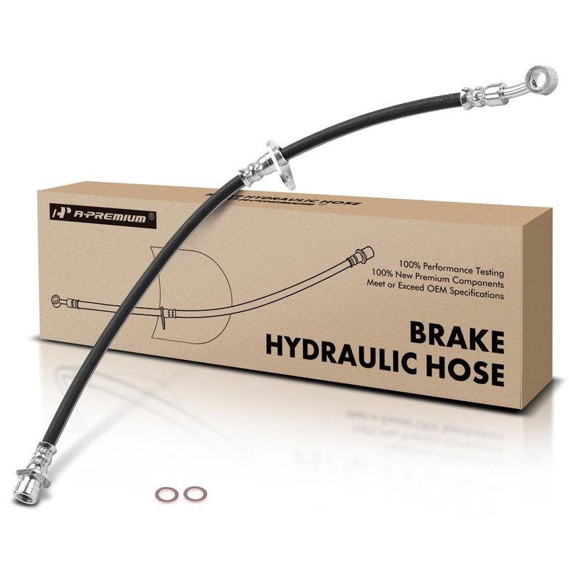 Front Driver Brake Hydraulic Hose for Acura TL TSX 04-08 Honda Accord 03-07