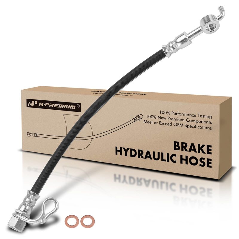 Rear Right Outer Brake Hydraulic Hose for Ford F-150 12-14 3.5L 3.7L 5.0L 6.2L
