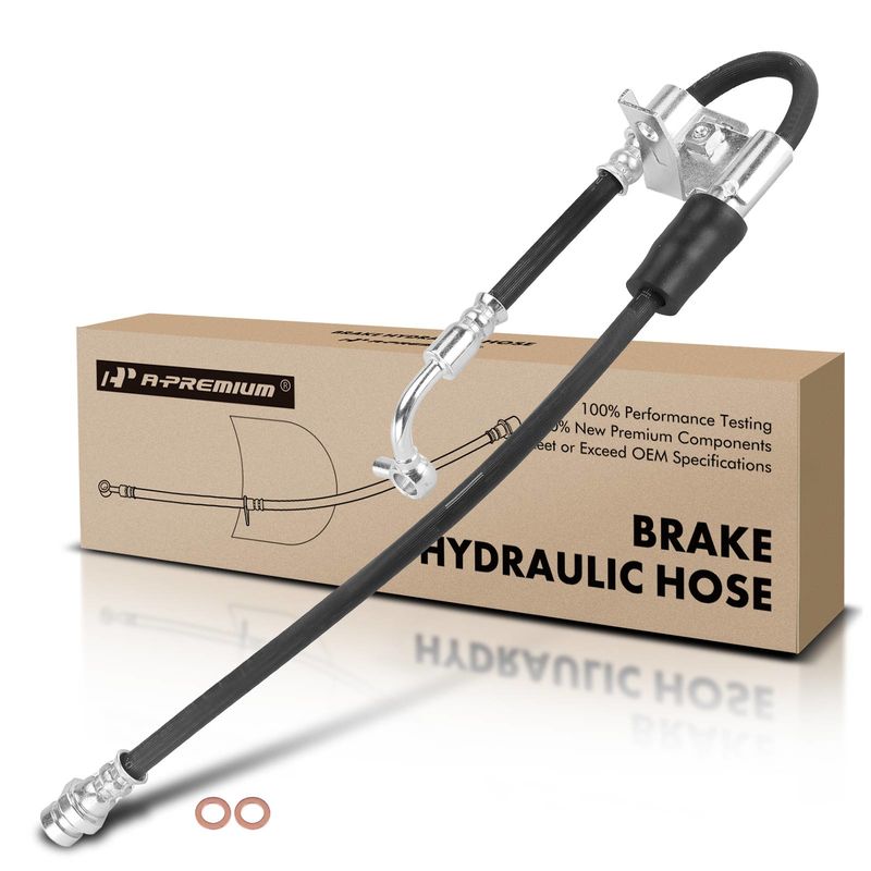 Front Driver Brake Hydraulic Hose for Hyundai Elantra 11-13 Veloster 12-13
