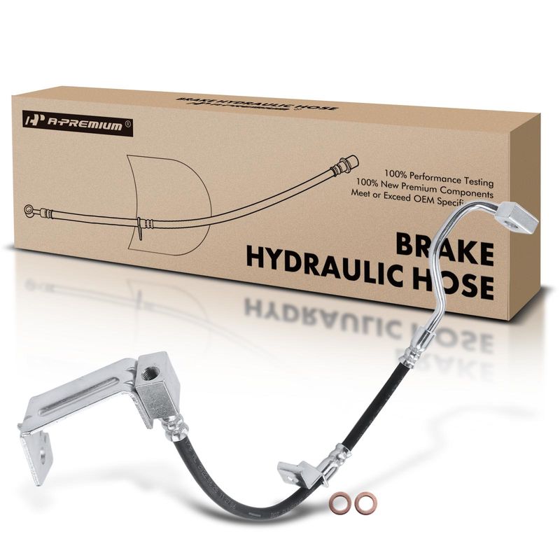 Front Driver Brake Hydraulic Line for Ford Mustang 05-09 with Anti-lock Brakes