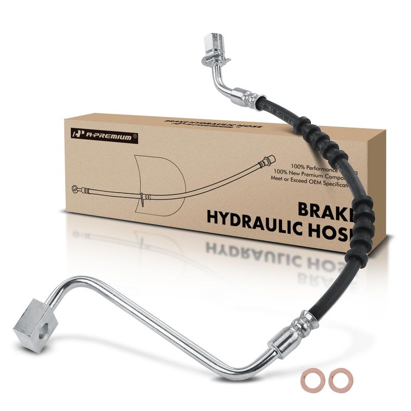 Front Driver Brake Hydraulic Hose for Ford Taurus 2008-2012 Mercury Sable