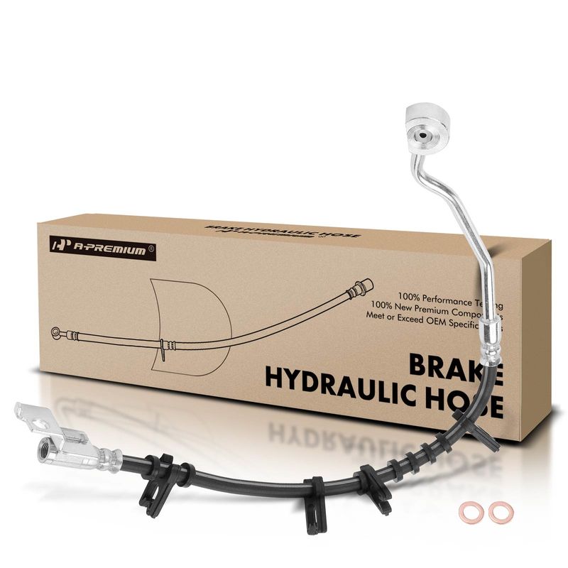 Front Driver Brake Hydraulic Hose for Jeep Wrangler 1993-1995 4-Wheel ABS