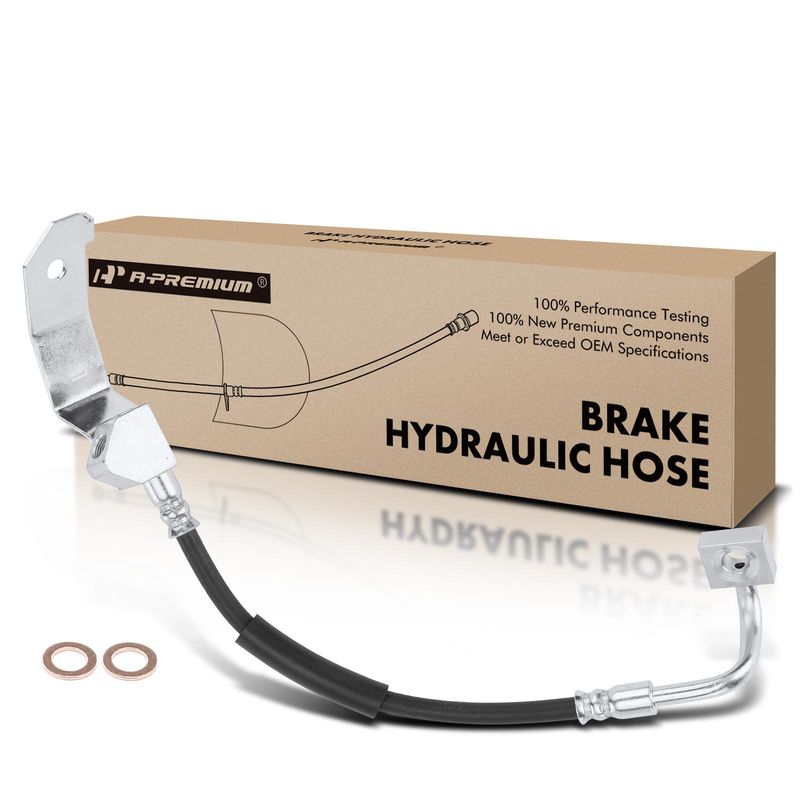 Front Driver Brake Hydraulic Hose for Ford Crown Victoria Mercury 1998-2002 4.6L
