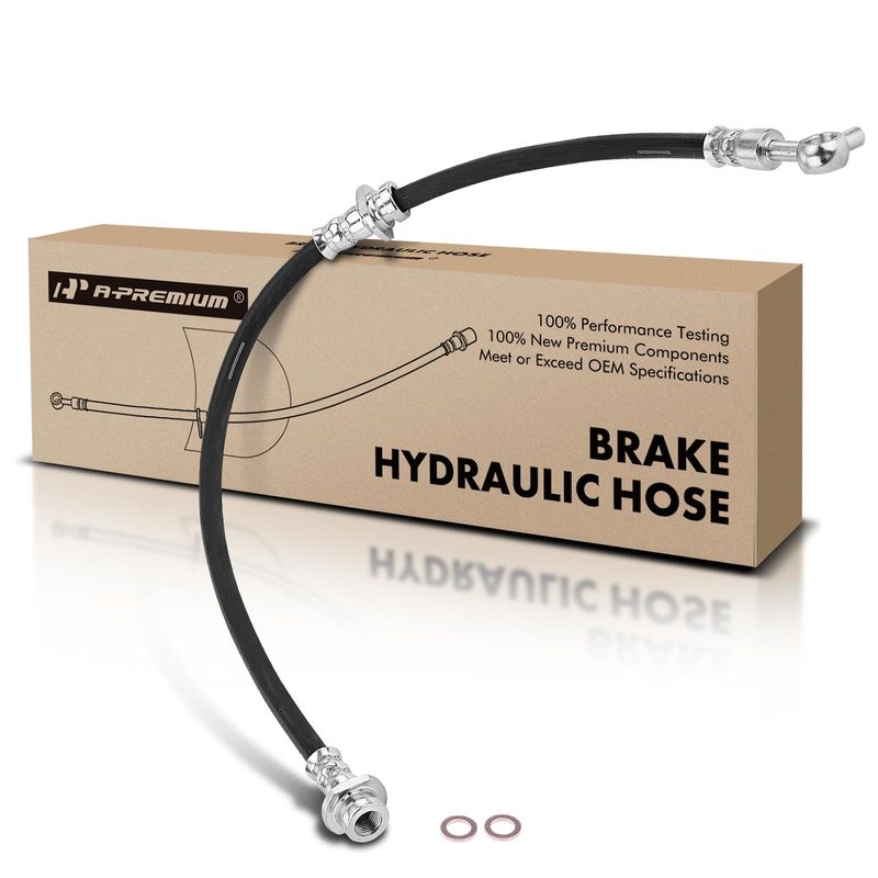 Front Driver Brake Hydraulic Hose for Nissan Murano 2009-2014 V6 3.5L