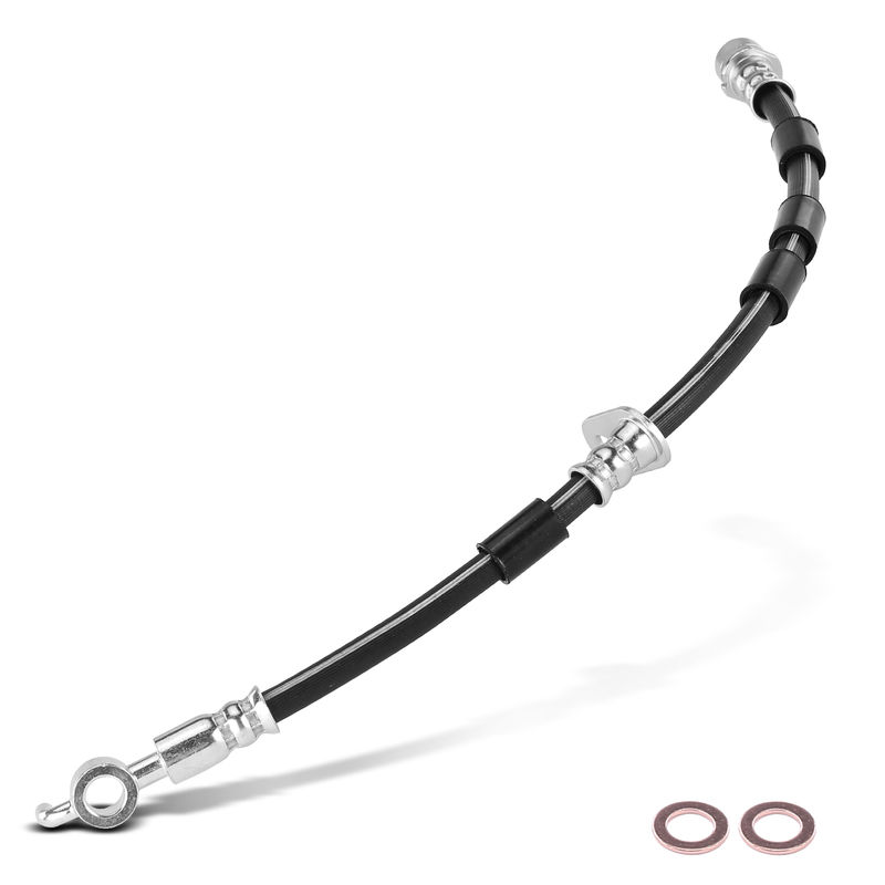 Front Driver Brake Hydraulic Hose for Ford Fiesta 2011-2019 L3 1.0L L4 1.6L