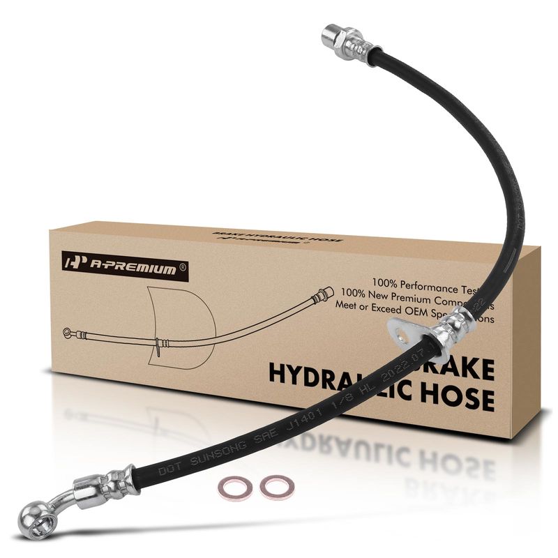 Front Passenger Brake Hydraulic Line for Subaru Impreza 2008-2010 H4 2.5L