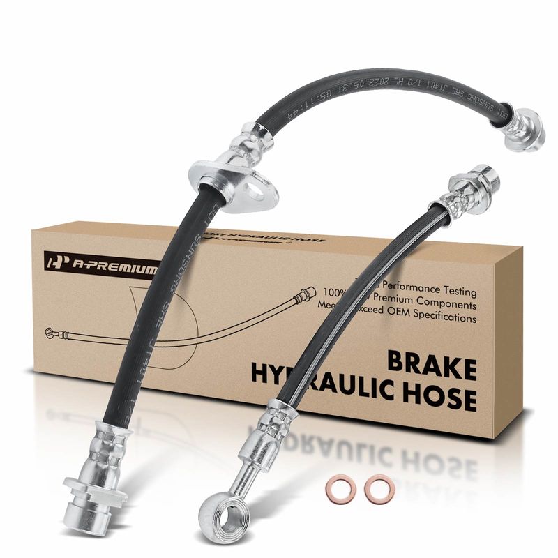 2x Rear Inner & Outer Brake Hydraulic Line for Honda Odyssey 95-98 Isuzu Oasis