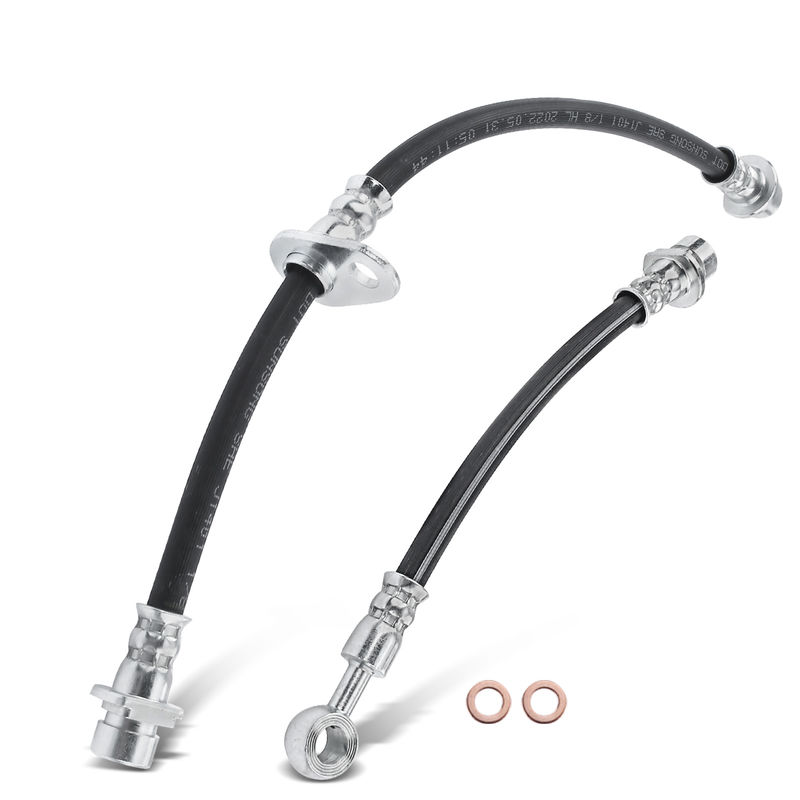 2x Rear Inner & Outer Brake Hydraulic Line for Honda Odyssey 95-98 Isuzu Oasis