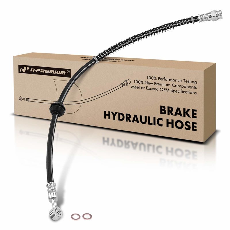 Front Driver or Passenger Brake Hydraulic Hose for Kia Sedona 2002-2005 V6 3.5L