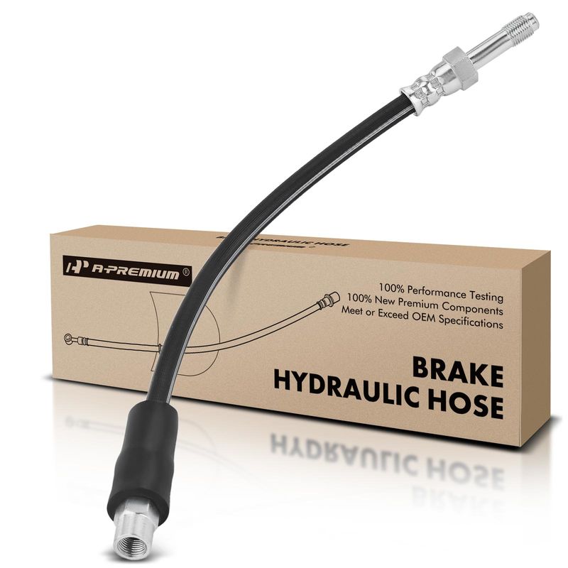 Rear Driver or Passenger Outer Brake Hydraulic Hose for BMW 525i 528i 530i M5