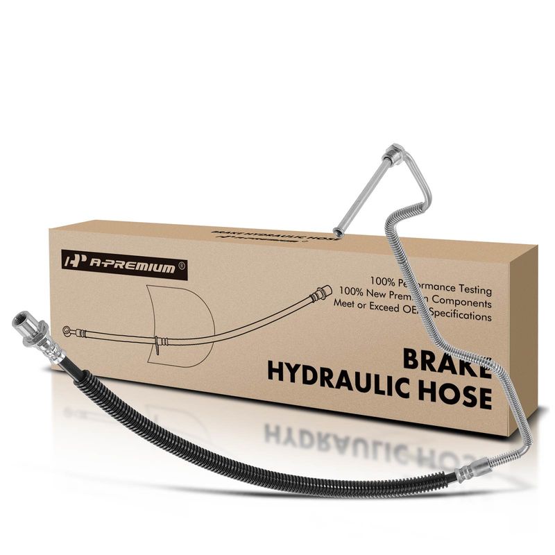Rear Passenger Brake Hydraulic Line for Chevy T6500 T7500 GMC 4-Piston Caliper