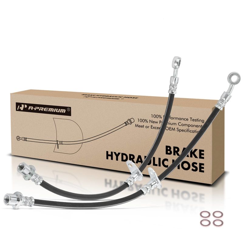 2Pcs Front Brake Hydraulic Hose for Honda CR-V 1997-2001 L4 2.0L