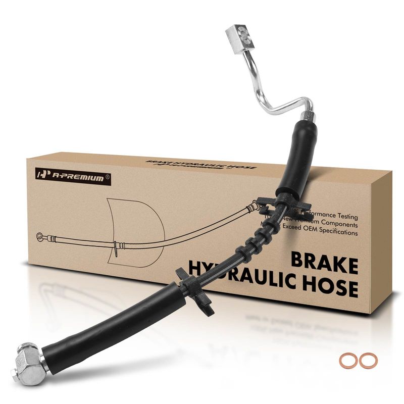 Front Passenger Brake Hydraulic Hose for Ford F-150 2005-2008 Lincoln Mark LT