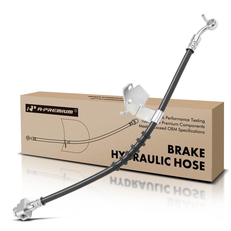 Front Driver Brake Hydraulic Hose for Ford Fusion 10-12 Lincoln Mkz Mercury Milan