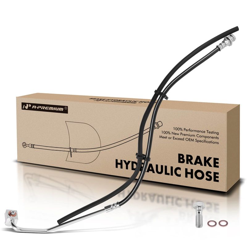 Front Passenger Brake Hydraulic Line for Ford F-450 F-550 Super Duty 99-04