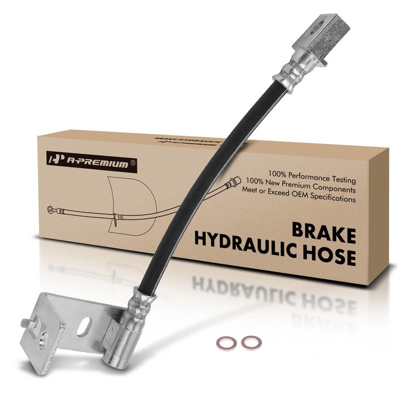 Rear Passenger Brake Hydraulic Line for F-250 350 Super Duty 17-21 HD Towing Pkg