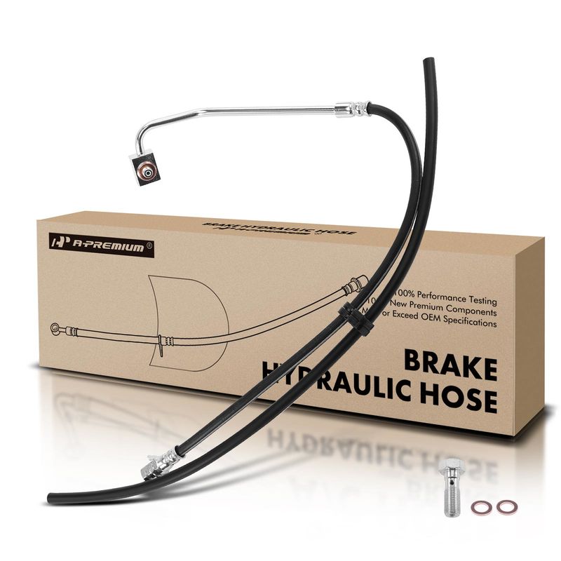 Front Driver Brake Hydraulic Line for Ford F-450 F-550 Super Duty 99-04