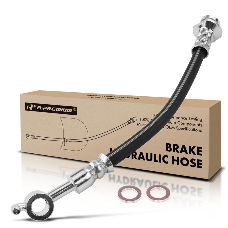 Rear Passenger Outer Brake Hydraulic Line for Nissan Juke 11-17 Leaf 11-19 FWD