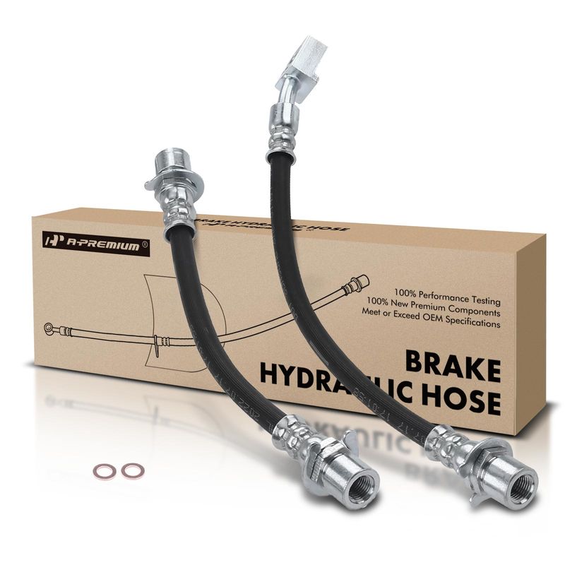 2x Rear Passenger Inner & Outer Brake Hydraulic Line for Cadillac CTS 2008-2013