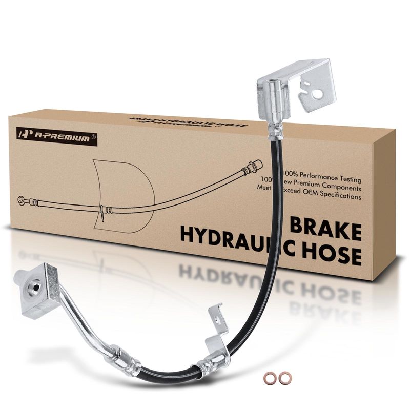 Front Passenger Brake Hydraulic Line with Bracket for Ford Mustang 2005-2009