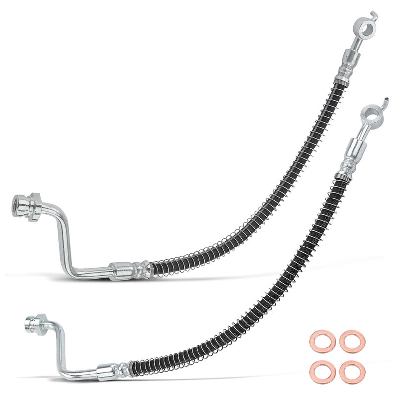 2Pcs Rear Brake Hydraulic Hose for Hyundai Santa Fe 2007-2012 Kia Sorento