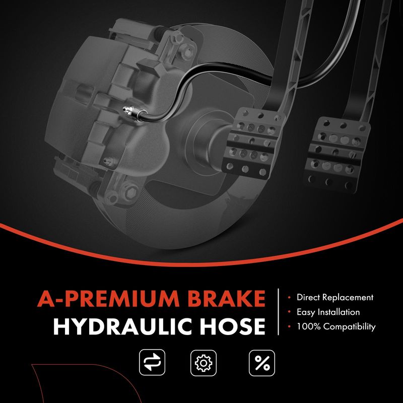 Front or Rear Brake Hydraulic Hose for Volkswagen Beetle Transporter Porsche 914