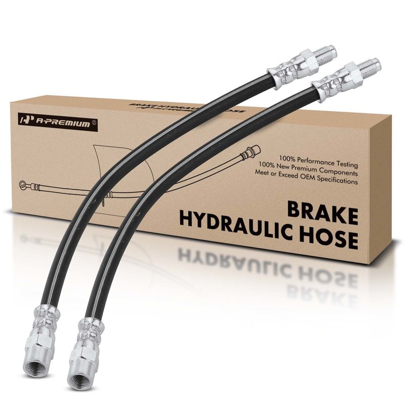 2Pcs Rear Brake Hydraulic Hose for Mercedes C36 C43 AMG Volvo V70 S60