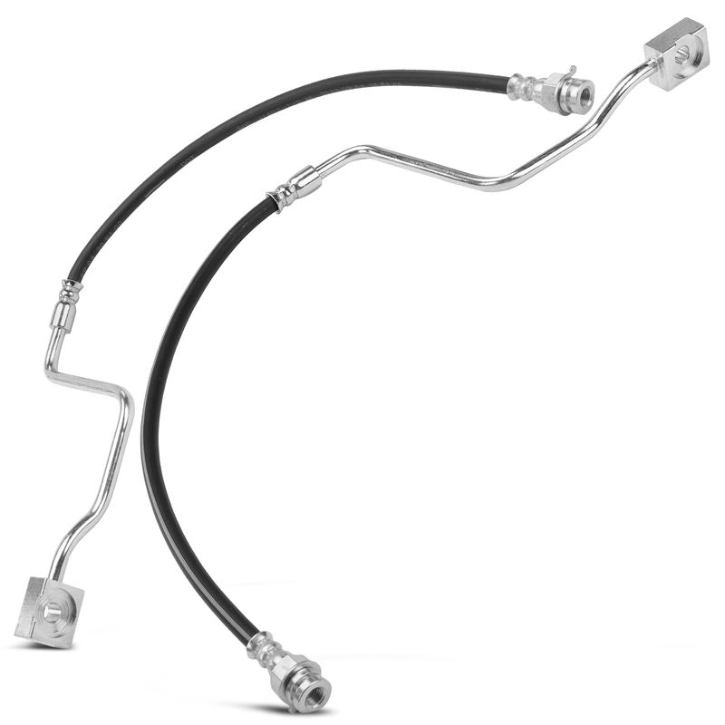 2Pcs Front Brake Hydraulic Hose for Ford F Super Duty 89-94 F53 F59 89-94