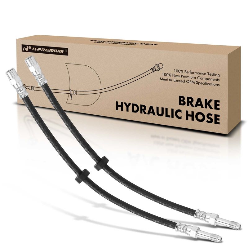 2Pcs Front Brake Hydraulic Hose for Volvo V70 2001-2002 XC70 2003-2007
