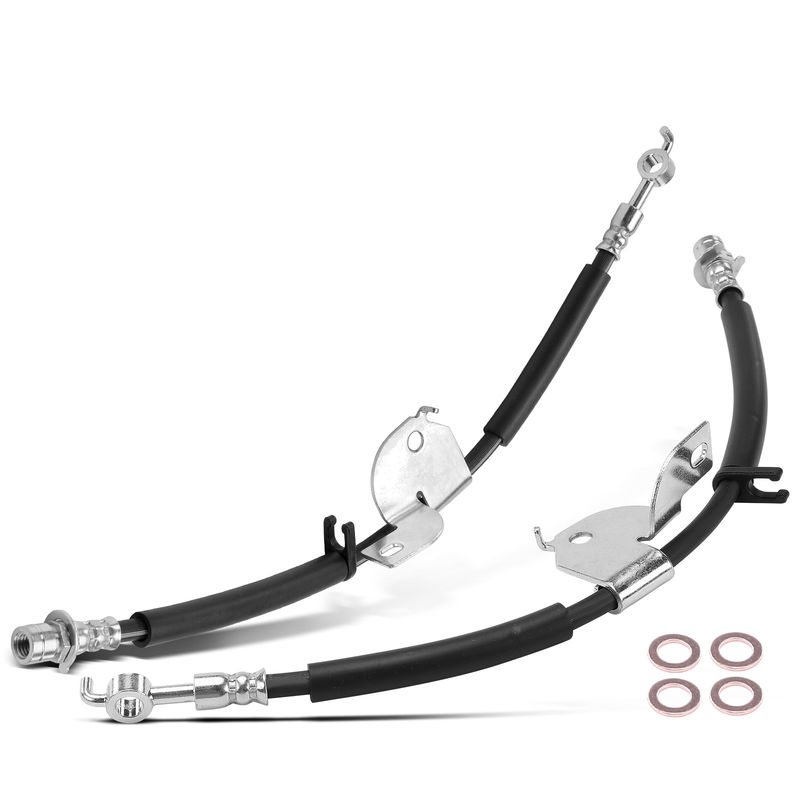 2Pcs Front Brake Hydraulic Hose for Ford F-150 2015 2016 2017 2018 2019