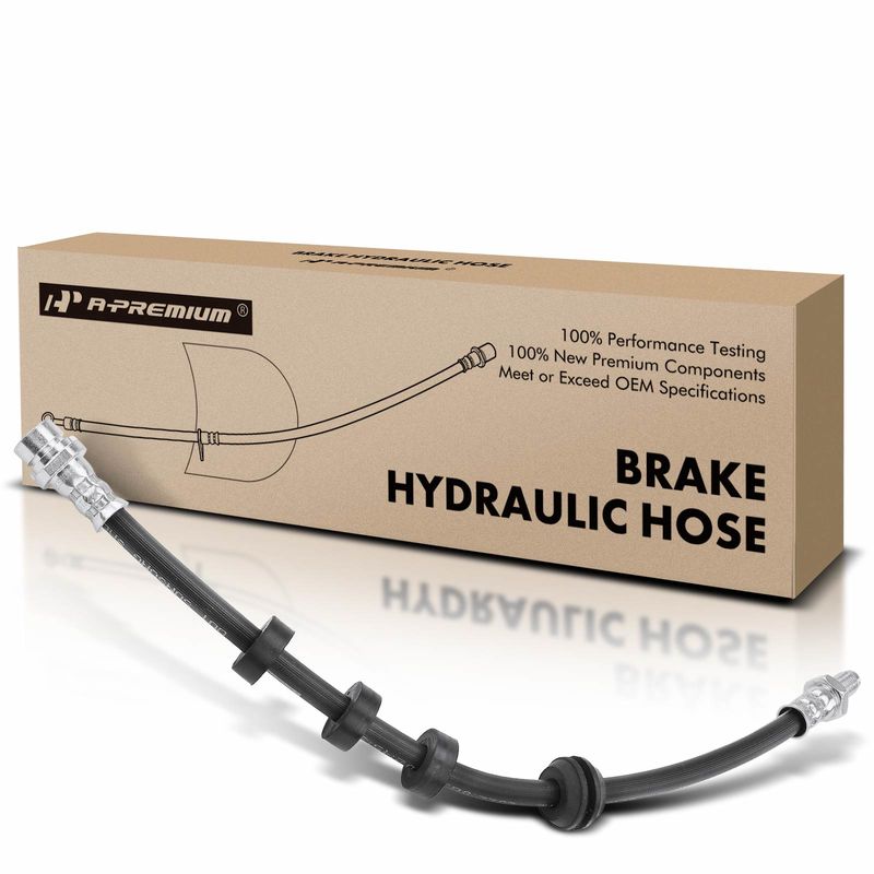 Front Driver or Passenger Brake Hydraulic Hose for Ford Focus 2000-2004 2.0L 2.3L