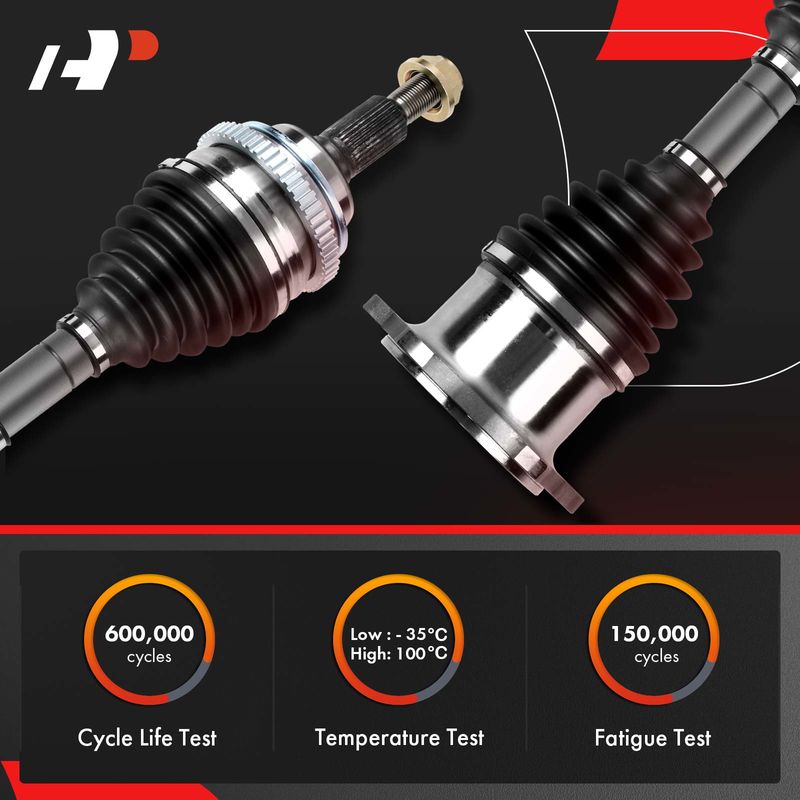 Front Passenger CV Axle Shaft Assembly for Audi A4 Quattro 02-08 Manual Trans