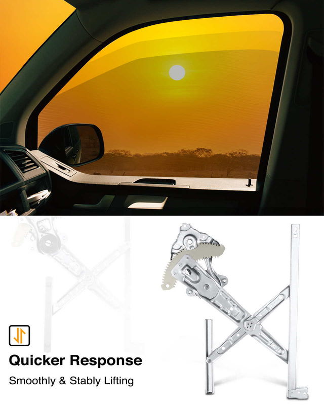 Front Driver Power Window Regulator without Motor for Honda Civic 2012-2015