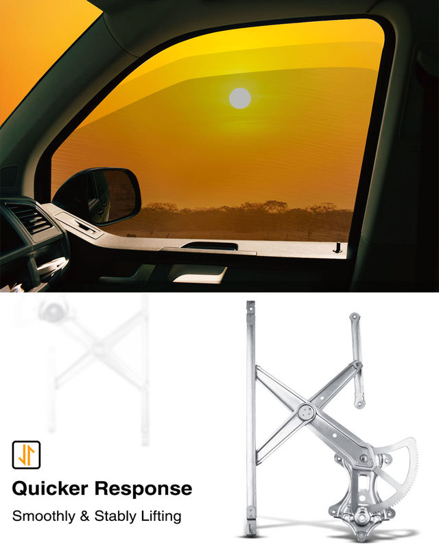 Rear Driver Power Window Regulator without Motor for Toyota Sequoia 2008-2020