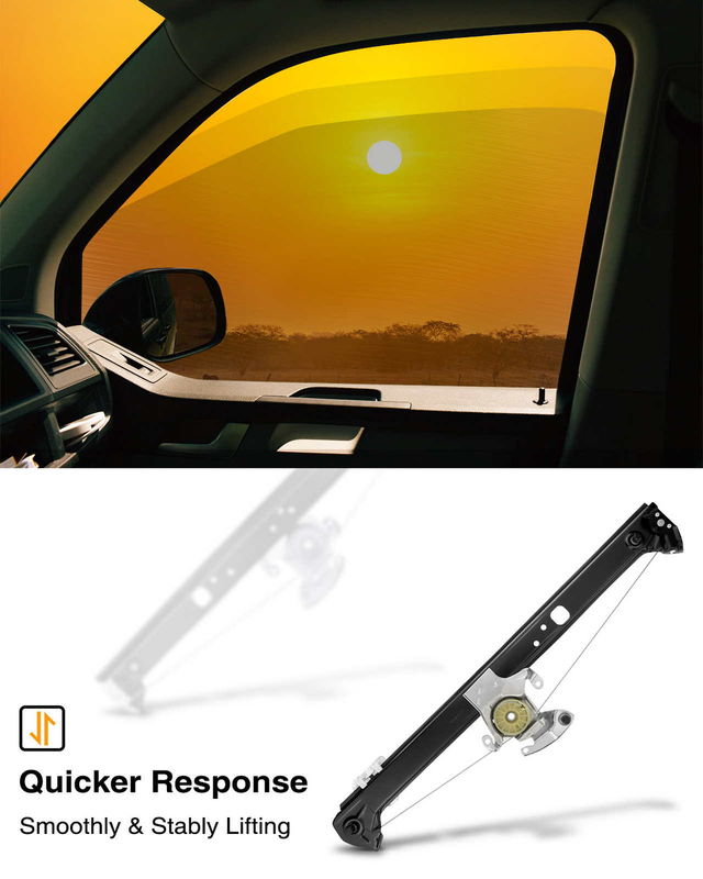 Rear Passenger Power Window Regulator without Motor for BMW E53 X5 2000-2006