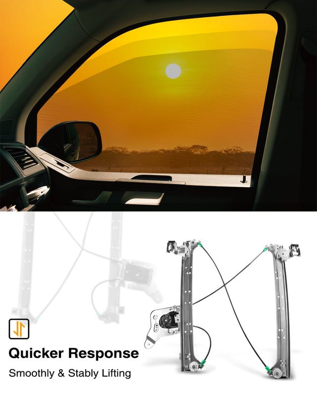 Rear Driver Power Window Regulator without Motor for Chevy GMC Silverado Sierra