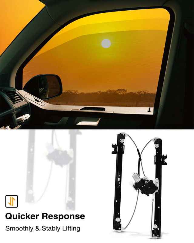 Rear Driver Power Window Regulator without Motor for Land Rover Range Rover