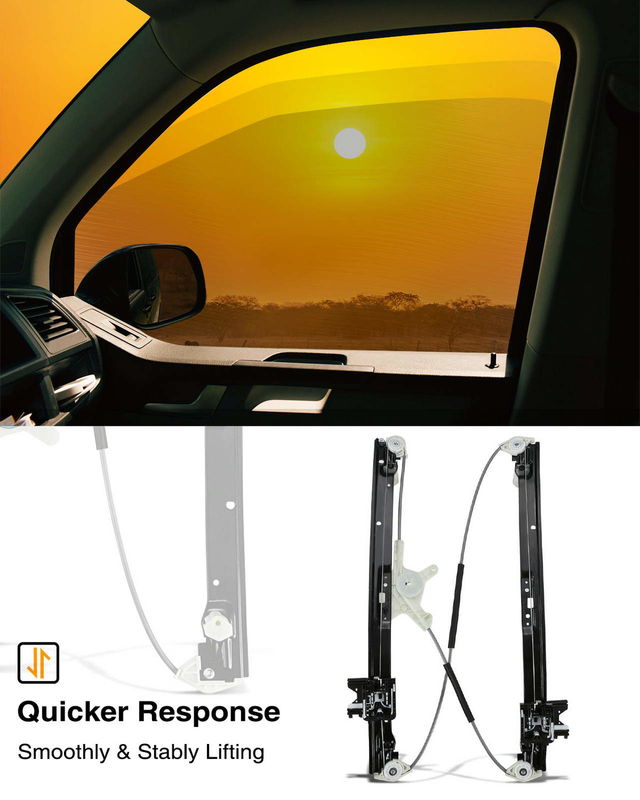 Rear Passenger Power Window Regulator without Motor for Land Rover Range Rover