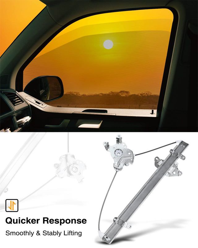 Front Passenger Power Window Regulator without Motor for Mitsubishi Lancer 03-07