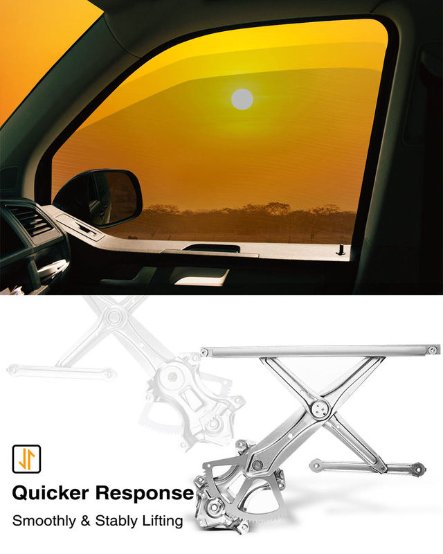 Front or Rear Passenger Power Window Regulator without Motor for Toyota Yaris