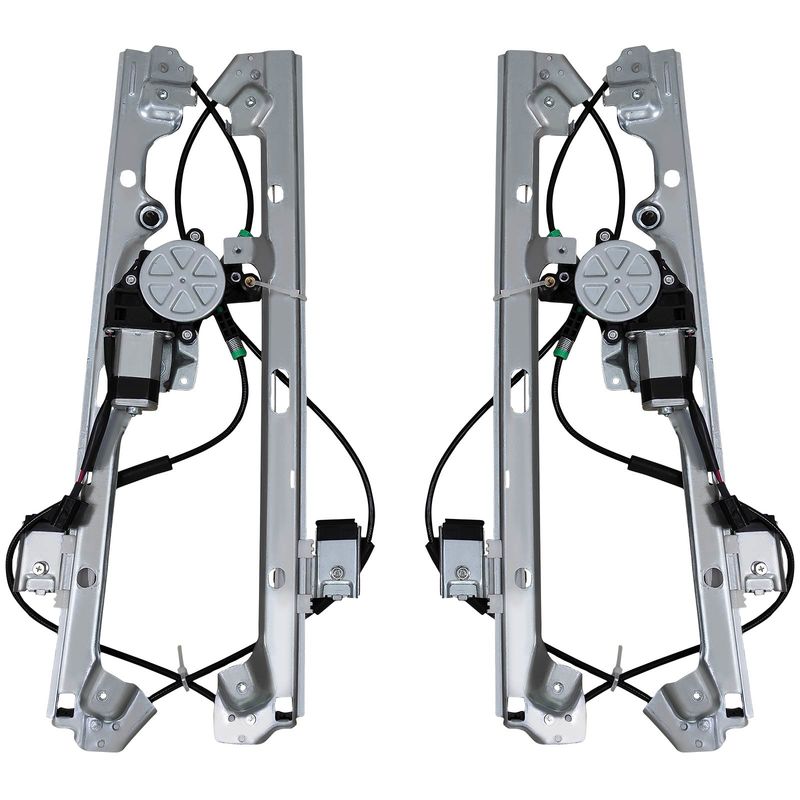 2x Front Power Window Motor & Regulator Assembly for Chevy Silverado 1500 GMC Sierra
