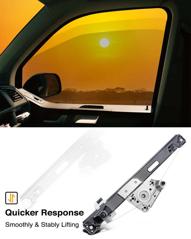 Rear Driver Power Window Regulator without Motor for BMW E90 E91 3-Series 325i