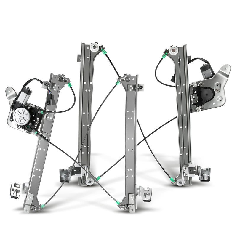 2x Rear Power Window Regulator with Motor for Chevy Silverado GMC Sierra 1500