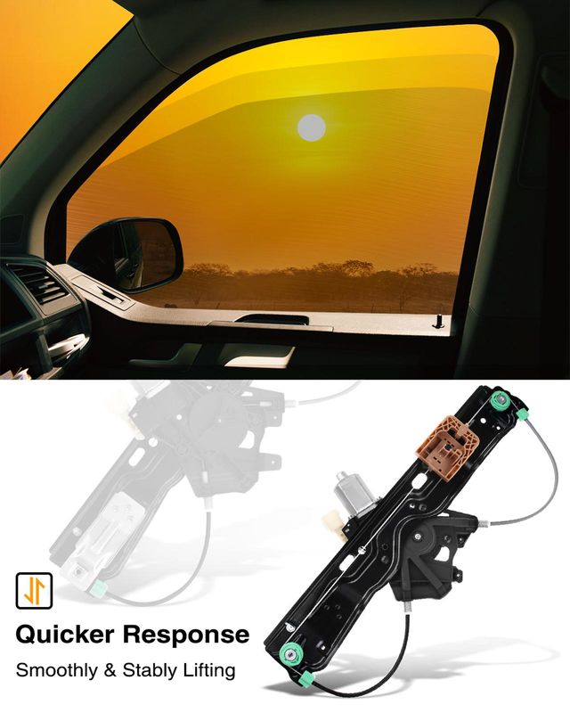 Rear Right Power Window Regulator without Motor for Land Rover Range Rover Evoque