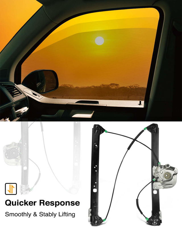 Front Driver Power Window Regulator without Motor for BMW X5 E53 2000-2006