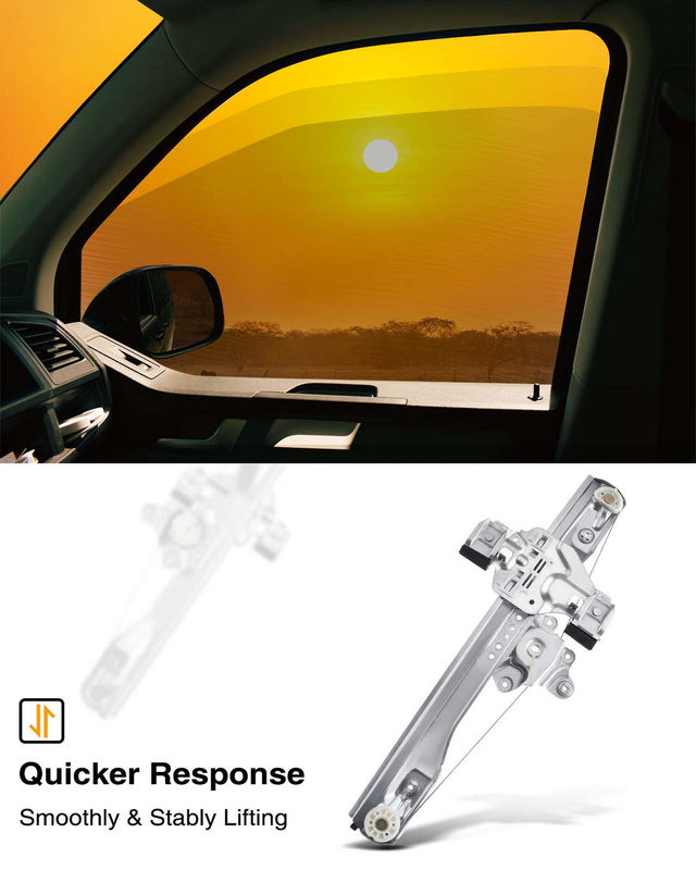 Rear Driver Power Window Regulator without Motor for Chevy Cruze 2011-2012