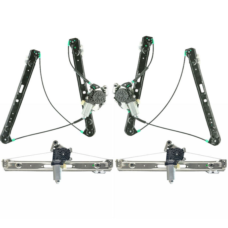 4x Front & Rear Power Window Regulator with Motor for BMW E46 325i 328i 99-05
