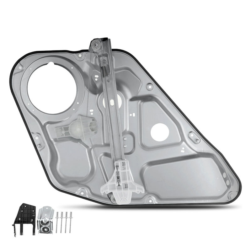 Rear Passenger Power Window Regulator with Panel for Hyundai Sonata 2006-2010